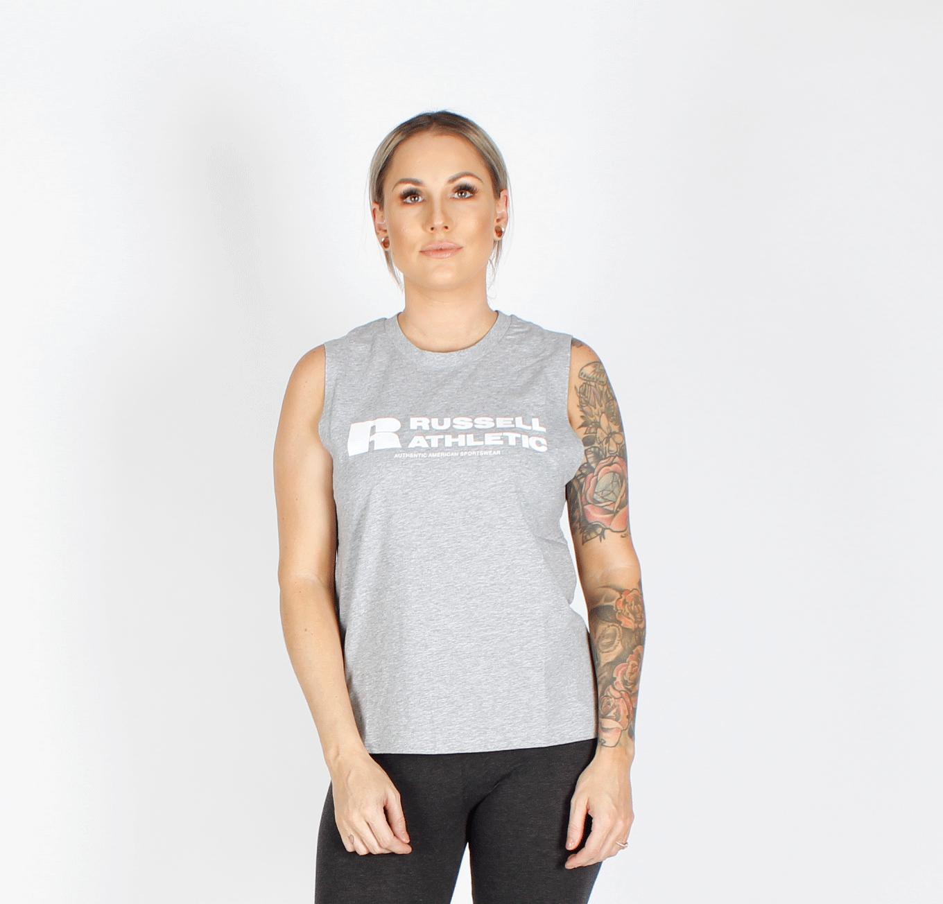 BAR LOGO TANK ASHEN MARLE