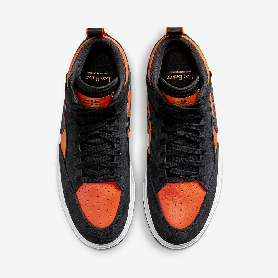SB REACT LEO BLACK/BLACK-ORANGE-E