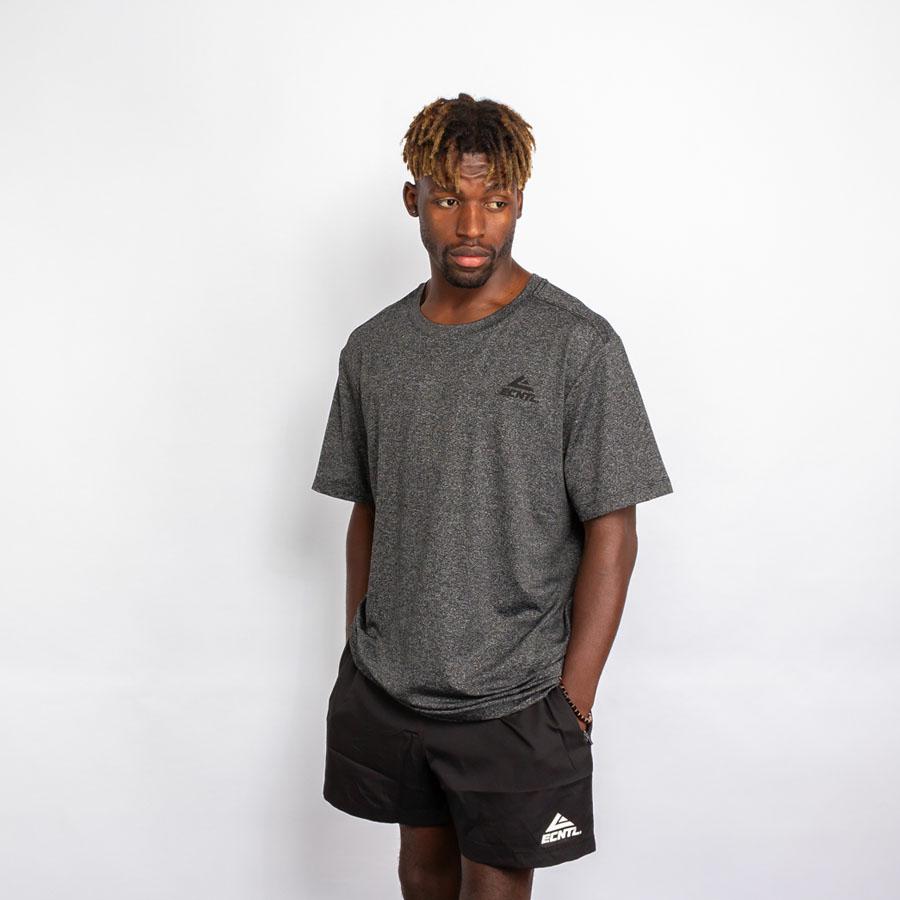 ACCELERATE TEE COAL BLACK