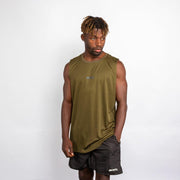 LIMITLESS MUSCLE TANK OLIVE