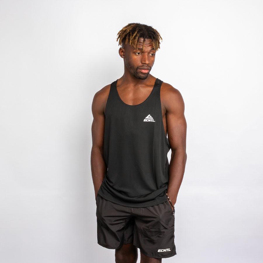 ACCILERATE MUSCLE TANK ONYX BLACK