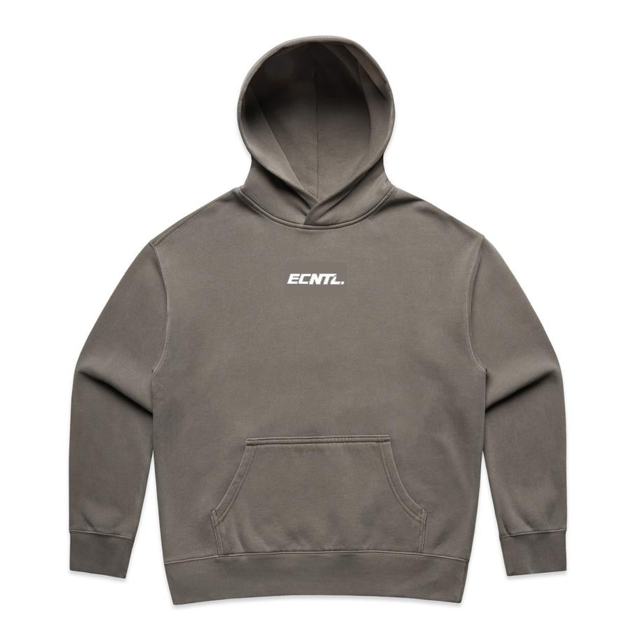 MINIMAL RELAXED FADED HOO FADED GREY