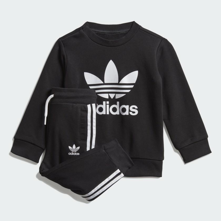 CREW SET BLACK/WHITE
