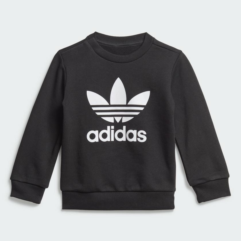 CREW SET BLACK/WHITE