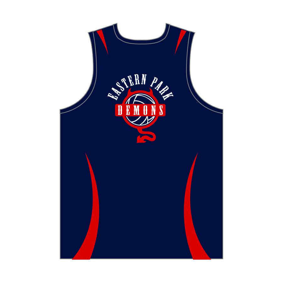 EPNC UNISEX TRAIN SINGLET NAVY