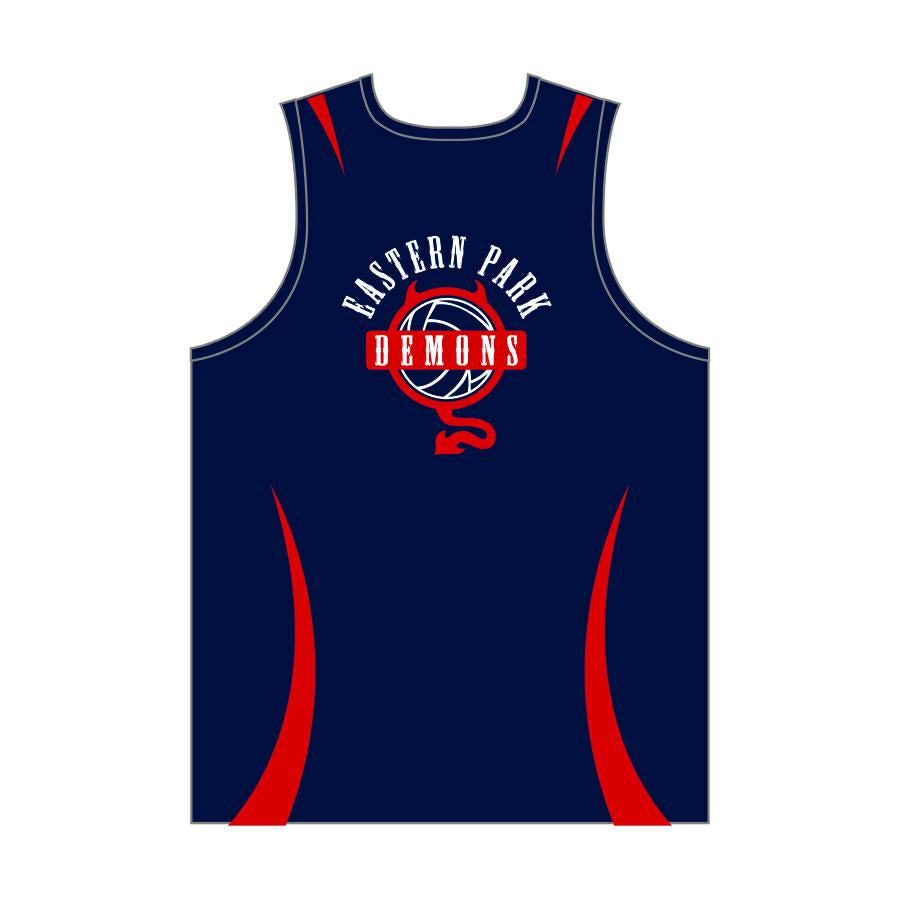 EPNC UNISEX T SINGLET JNR NAVY
