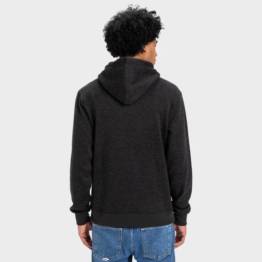 KELLER HOODIE BLACK HEATHER