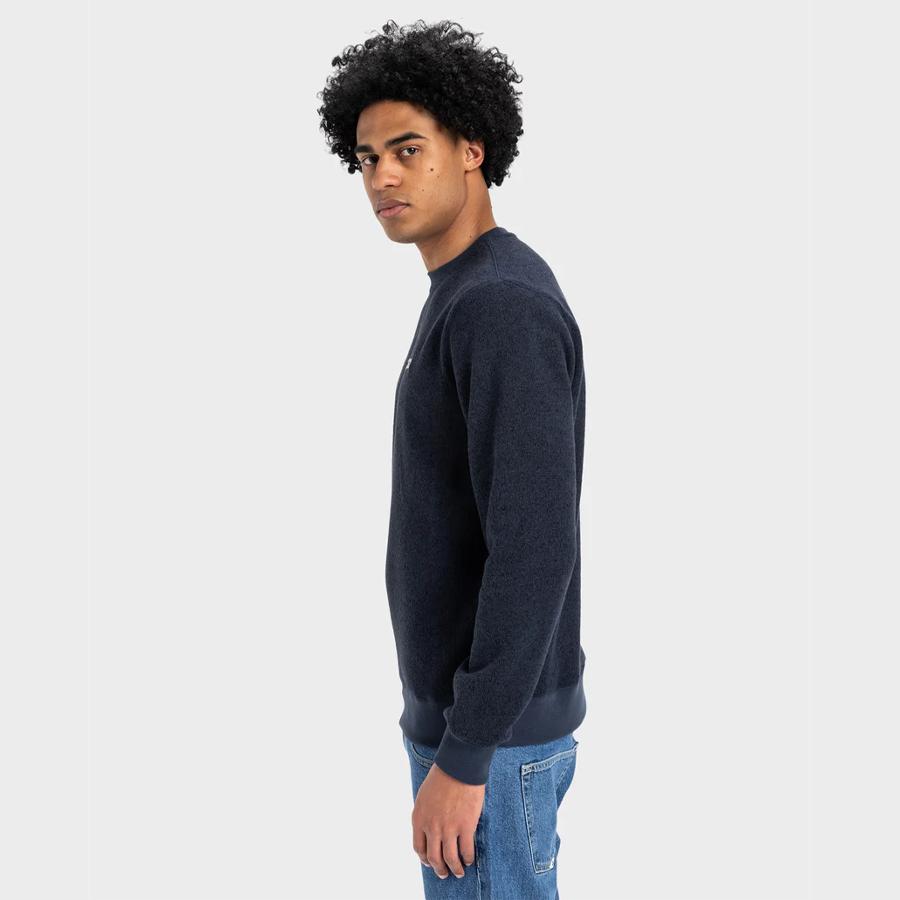 KELLER CREW DARK NAVY HEATHER