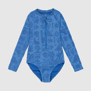 BEACH CHECK ONESIE NEBULAS BLUE BEACH C