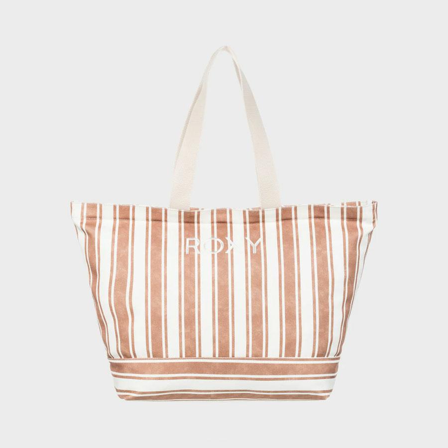 STRIPPY BEACH CAMEL SANDY STRIPE