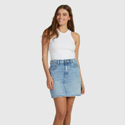 RAIN MINI SKIRT BEAU BLUE