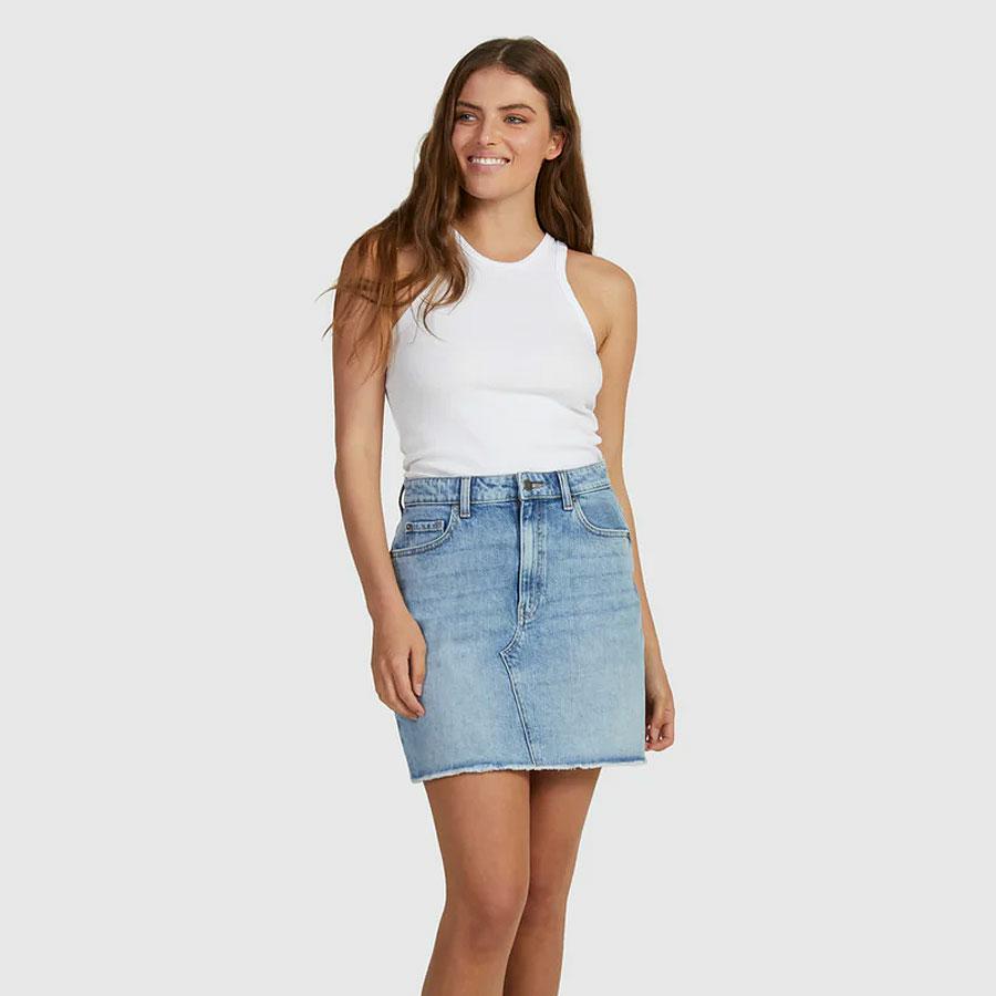 RAIN MINI SKIRT BEAU BLUE