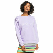 SURF STOKED CREW BRUSHED PURPLE ROSE