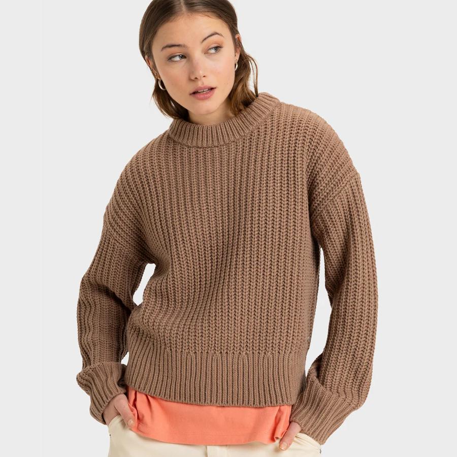 COMING HOME SWEATER PORTABELLA