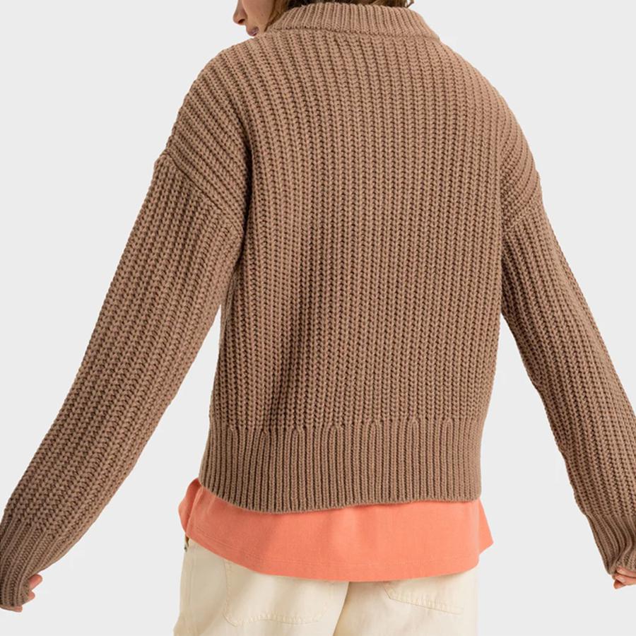COMING HOME SWEATER PORTABELLA