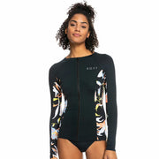 ZIPPED MIX SOLID PRINT ANTHRACITE HIBISCUS