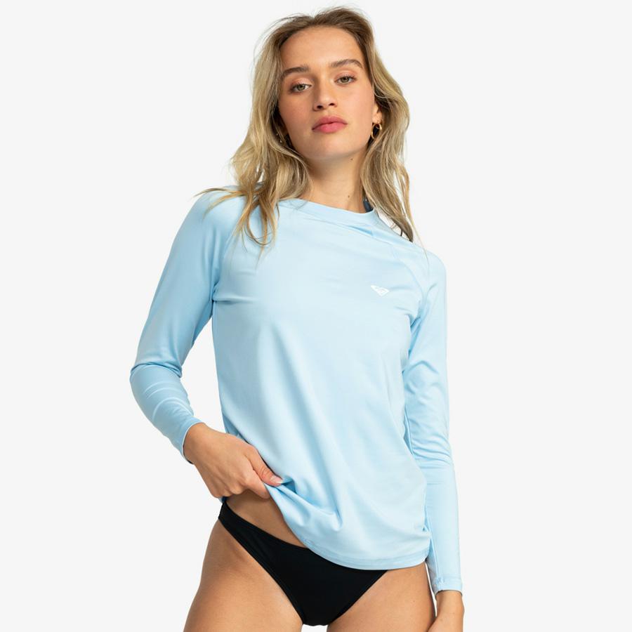 ESSENTIALS LS LYCRA CLEAR SKY