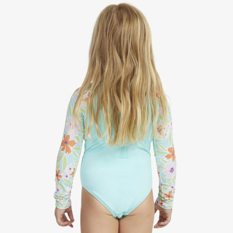HAWAIIAN SPIRIT ONESIE ARUBA BLUE HAWAIIAN