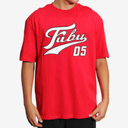 VARISTY T-SHIRT RED/WHITE/BLACK