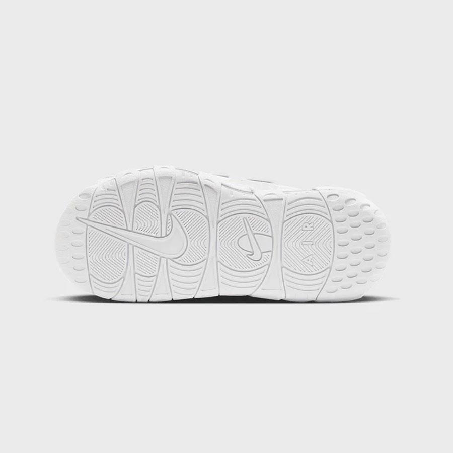 W AIR MORE UPTEMPO SLIDE WHITE / UNIVERSITY