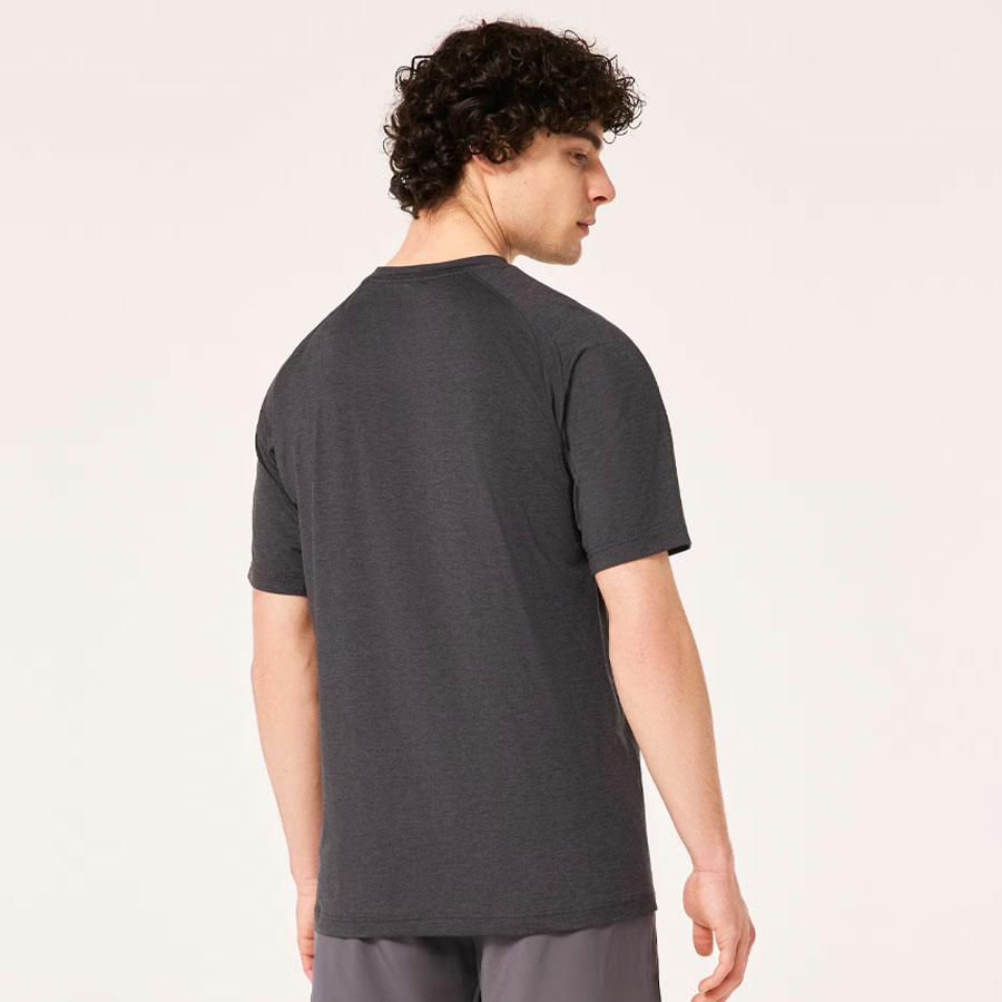 O FIT RC SS TEE BLACK/GREY HTHR