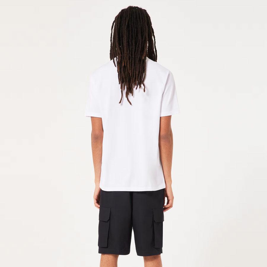 LINED MOUNTAIN BARK TEE WHITE