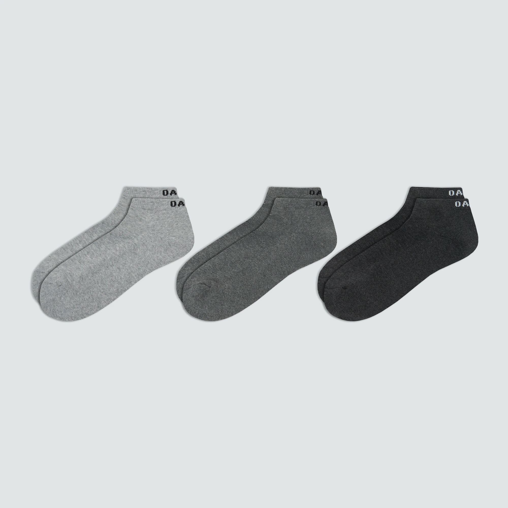SPORT SOCKS (3 PCS) NEW GRANITE HTHR