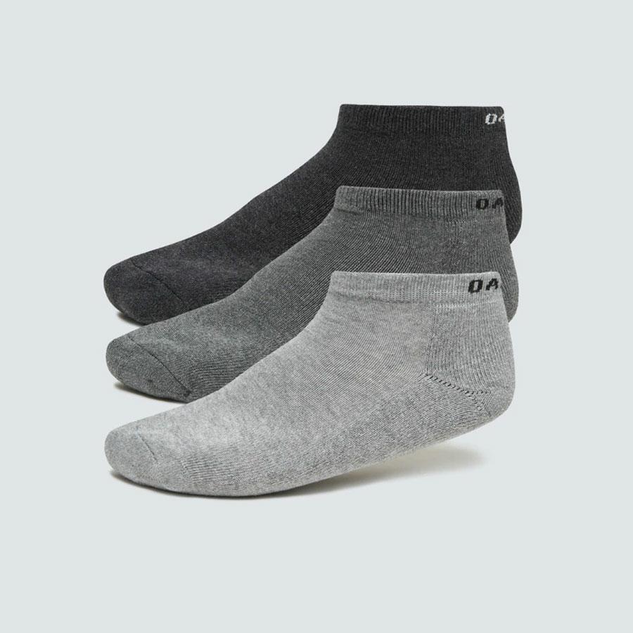 SHORT SOCKS (3PCS) DARK GREY HTHR