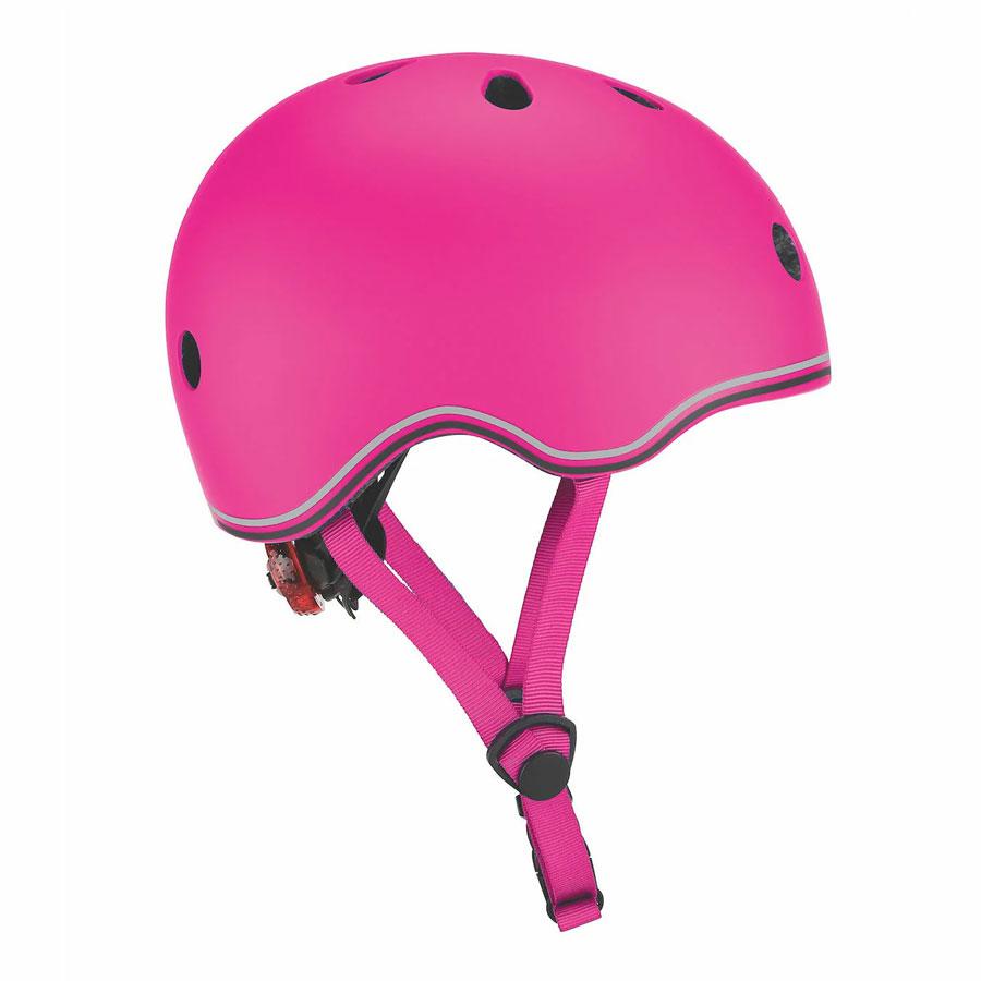 HELMET W/FLASHING LED LIG DEEP PINK