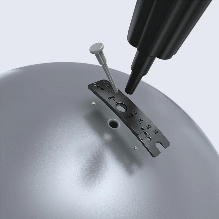 GYM BALL 65CM SILVER