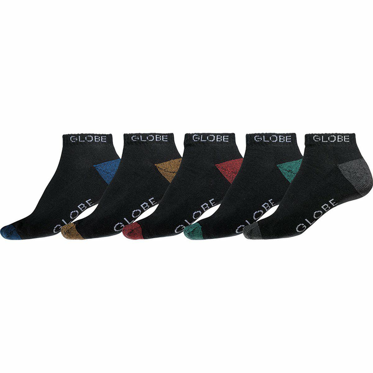 INGLES ANK SOCK 5PK BLACK