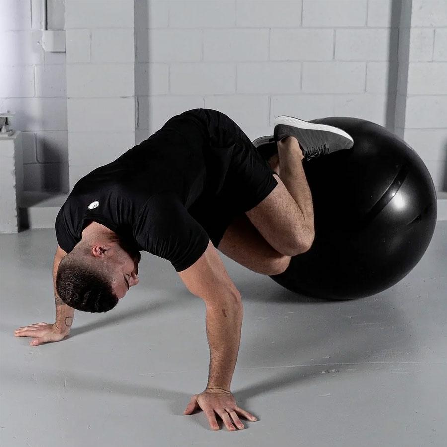 GYM BALL 75CM BLACK