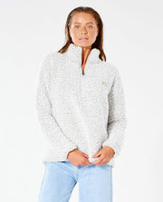 DARK N STORMY 1/4 ZIP CRE OFF WHITE