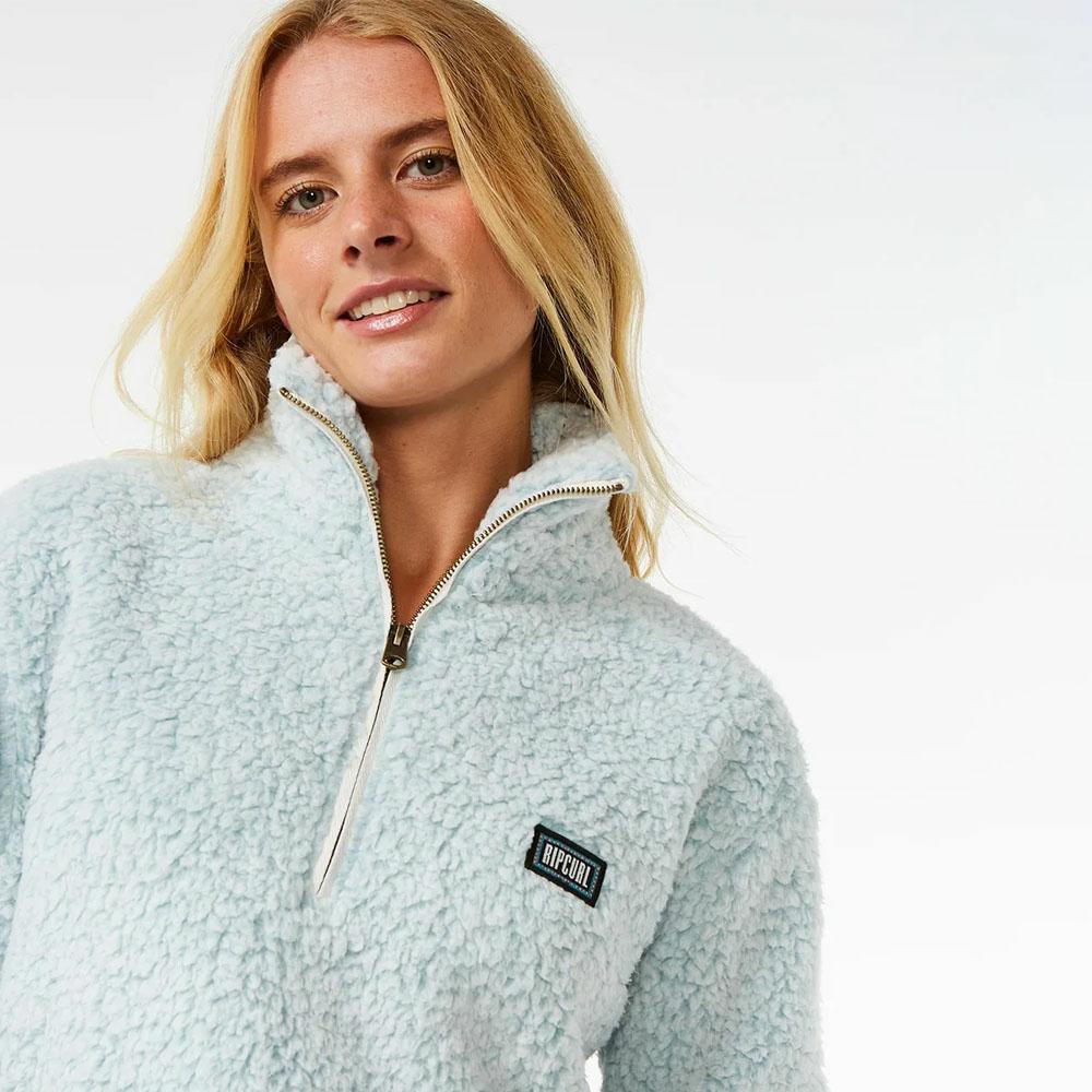 DARK N STORMY 1/4 ZIP CRE BLUE