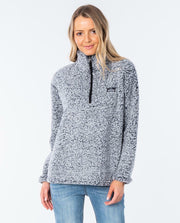 DARK N STORMY 1/4 ZIP CRE LIGHT GREY