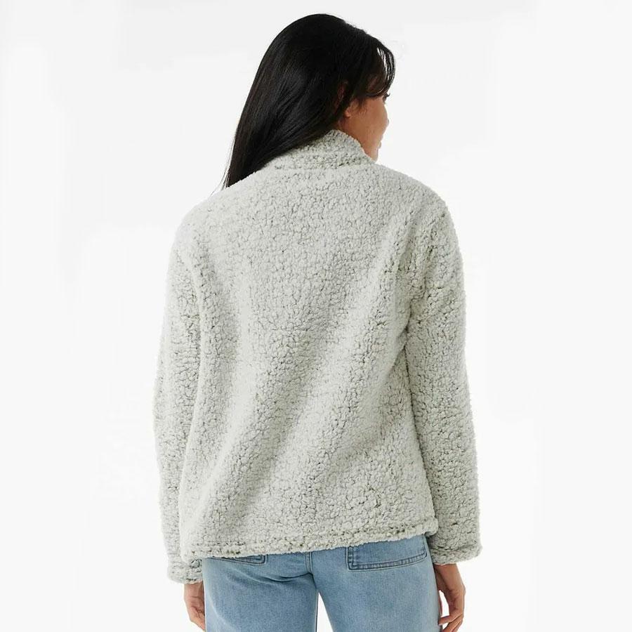 DARK N STORMY 1/4 ZIP CRE MID GREEN