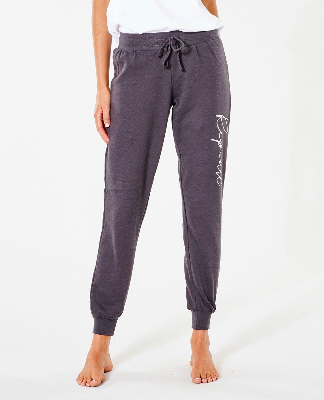 CLASSIC SHORE TRACK PANT WASHED BLACK