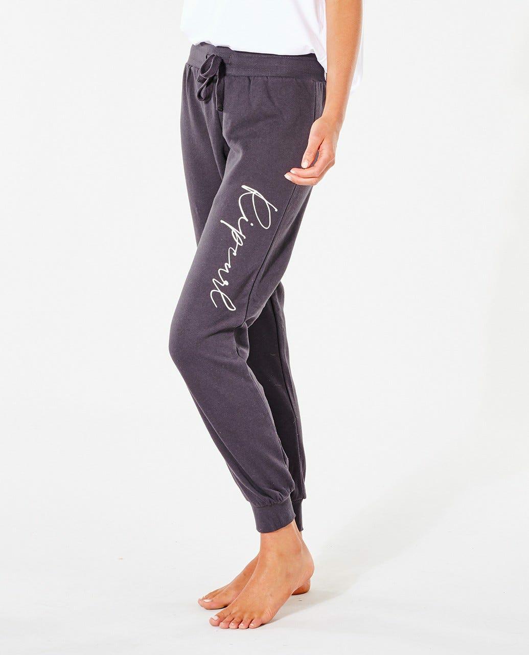 CLASSIC SHORE TRACK PANT WASHED BLACK