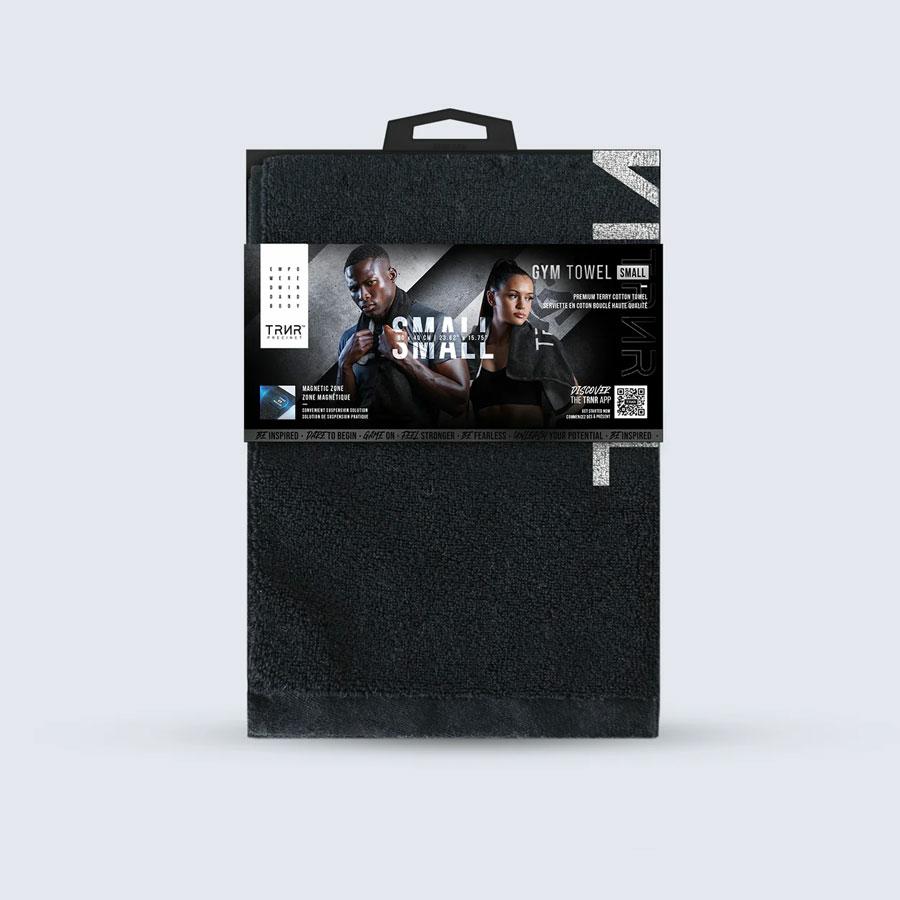GYM TOWEL SMALL BLACK