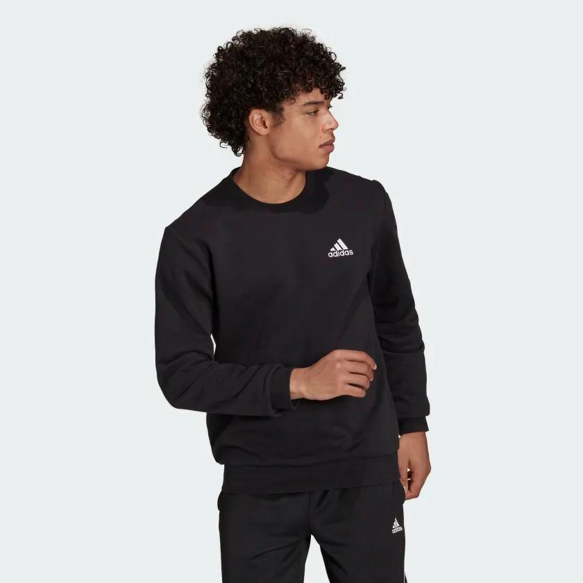 ESSENTIALS SWEATSHIRT BLACK/WHITE