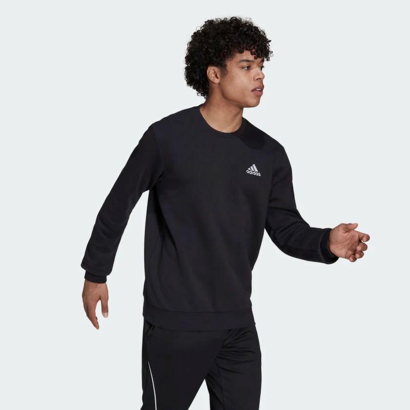 ESSENTIALS SWEATSHIRT BLACK/WHITE