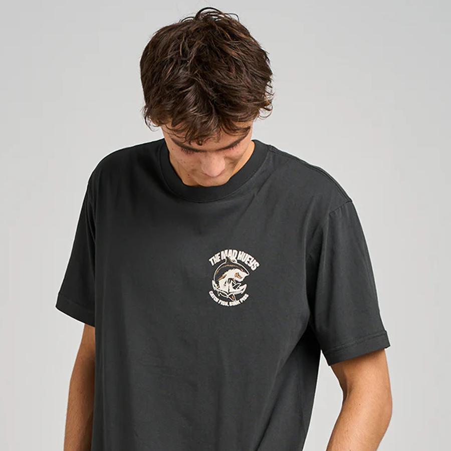 ANCHOR SHARK | SS TEE VINTAGE BLACK