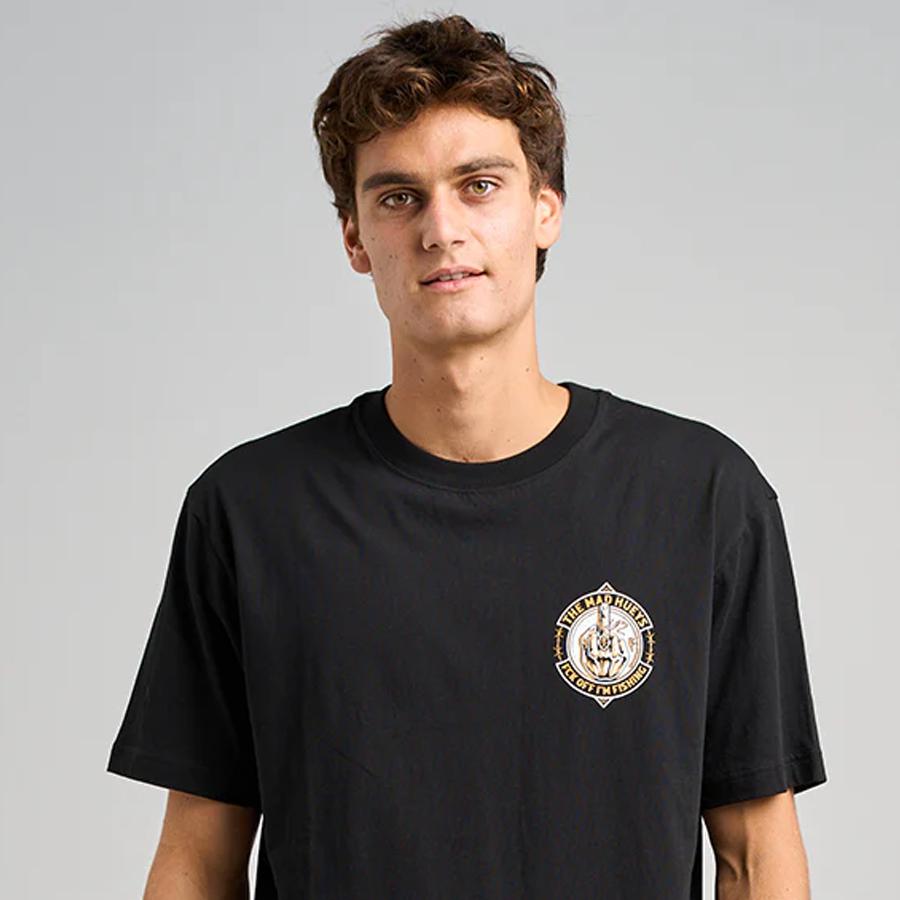 FK OFF FISH ON | SS TEE BLACK