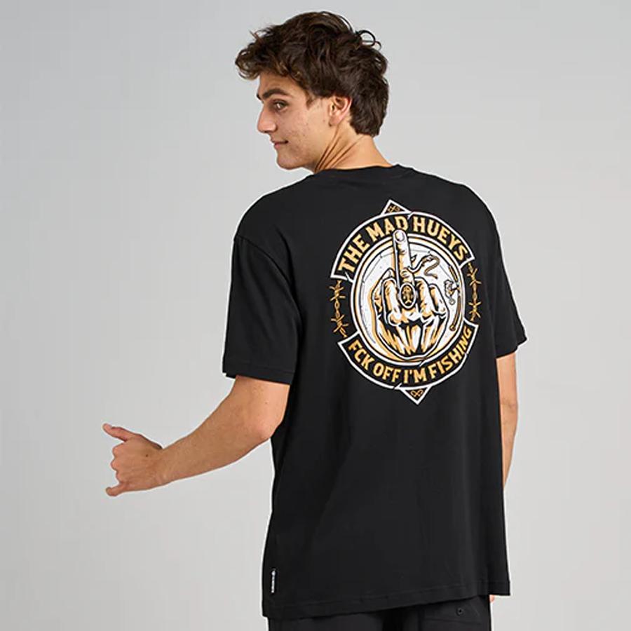 FK OFF FISH ON | SS TEE BLACK