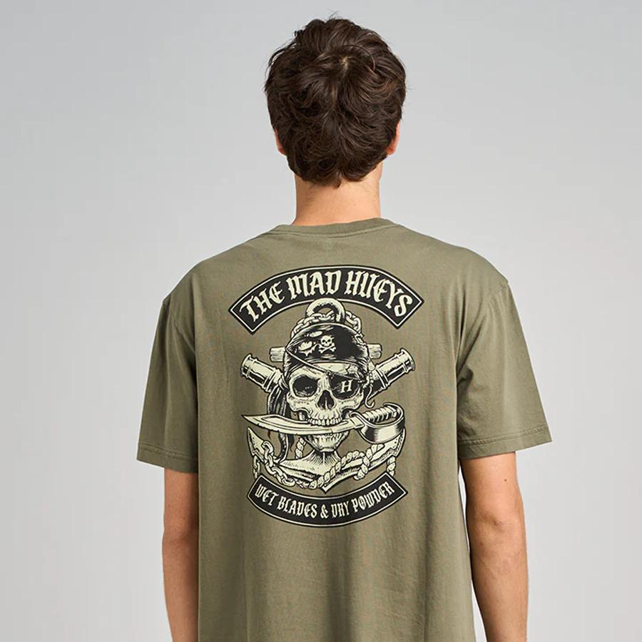 HUEYS PIRATE | SS TEE OLIVE