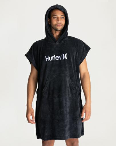 OAO HOODED TOWEL BLACK