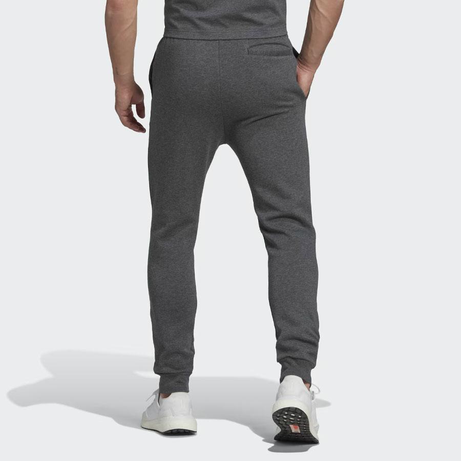 M FEELCOZY PANT DARK GREY HEATHER/BL