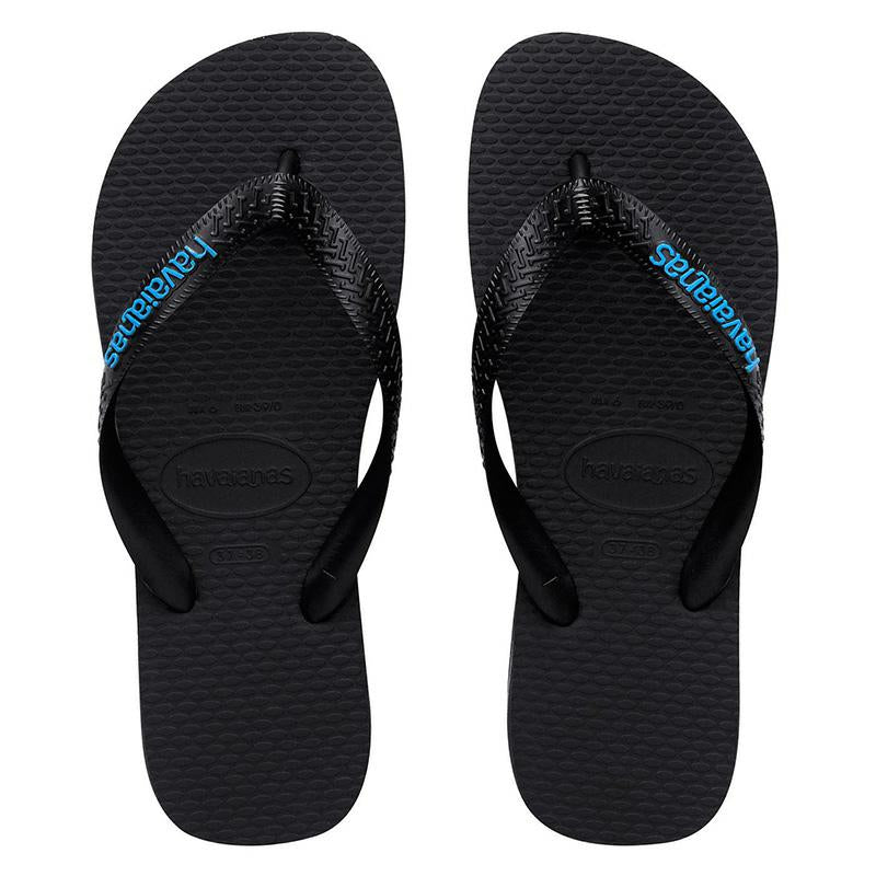 RUBBER LOGO BLACK/BLUE PTO