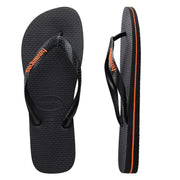 RUBBER LOGO BLACK/ORANGE BLACK/ORANGE