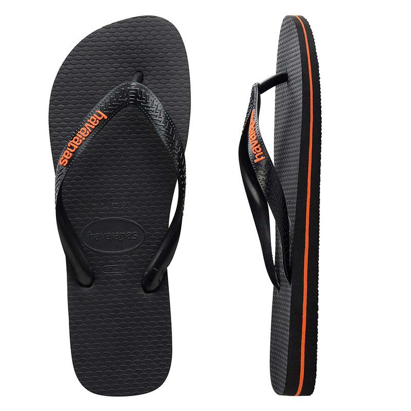 RUBBER LOGO BLACK/ORANGE BLACK/ORANGE